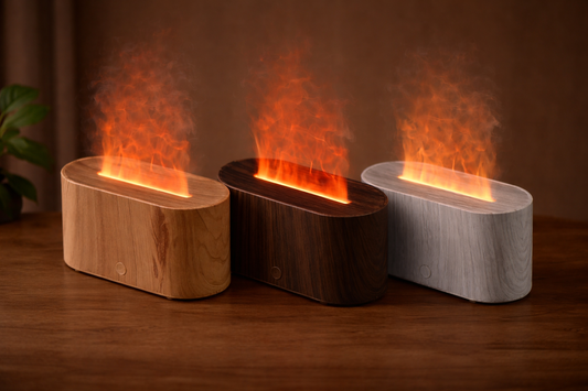 🔥Humidificador Portátil Efecto Llama – Aroma y Estilo